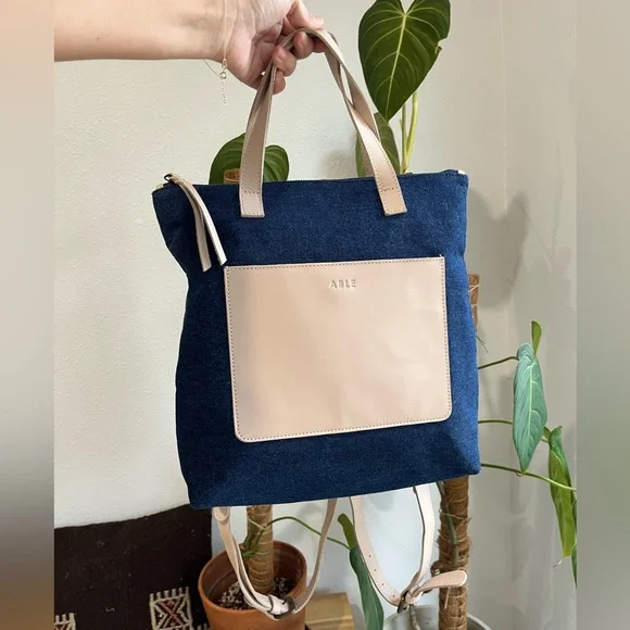 ABLE Abera Summer Backpack - Denim - Picture 8 of 13